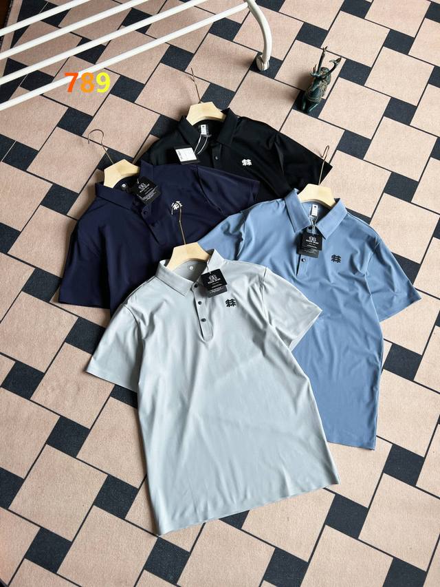 High-quality Kolonsort 2025 Summer New Classic Short-Sleeve Olo Shirt. The fabr