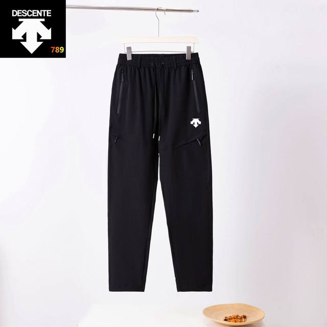 Colors: Black, Gray, Green, Blue Sizes: L-6XL Descente Autumn Outdoor Casual Pa