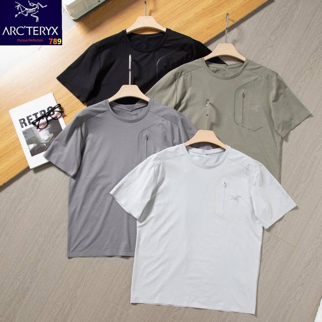 Arc'teryx Seamless Seam-Sealed Cooling Ice Silk Embroidered Quick-Drying T-Shir