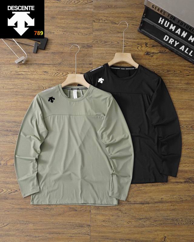 25 Descente's best-selling quick-drying long-sleeved shirt! This sports long-sle