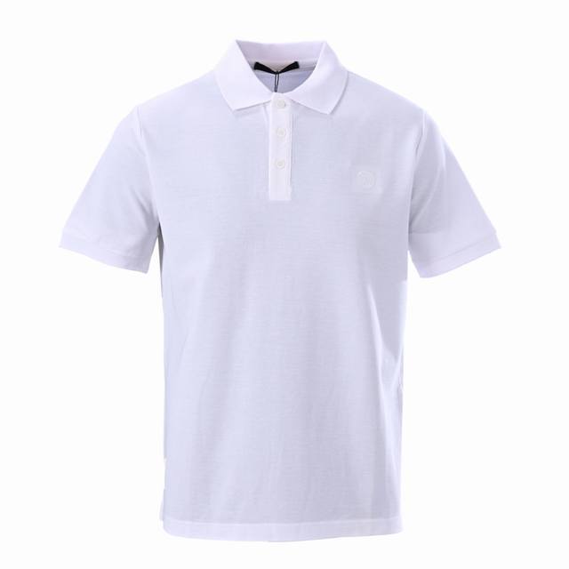 Louis Vuitton Lv Logo Embroidered Short-Sleeve Polo Shirt. Made from custom-made