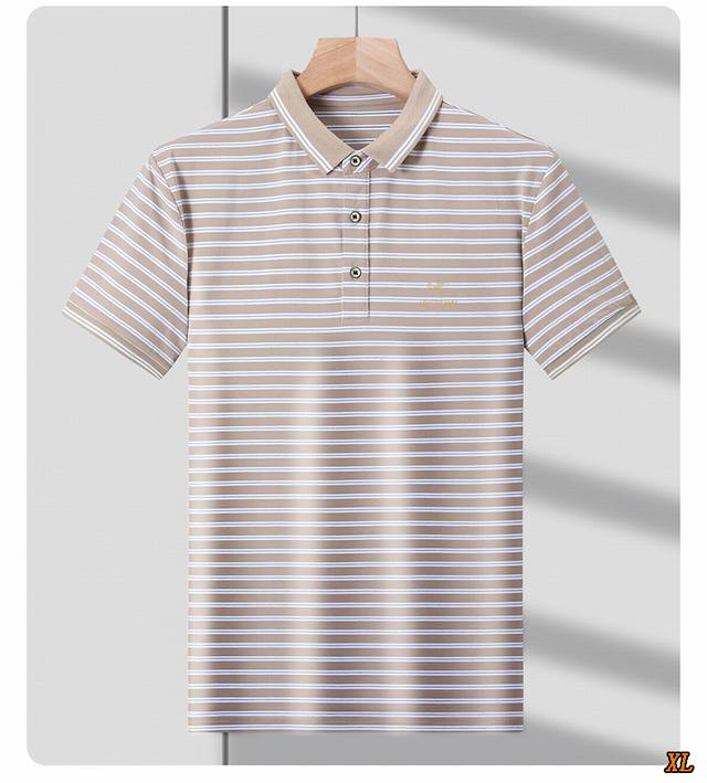 Arc'Teryx Exclusive New Summer High-Quality Striped Collared Short-Sleeve T-Shir