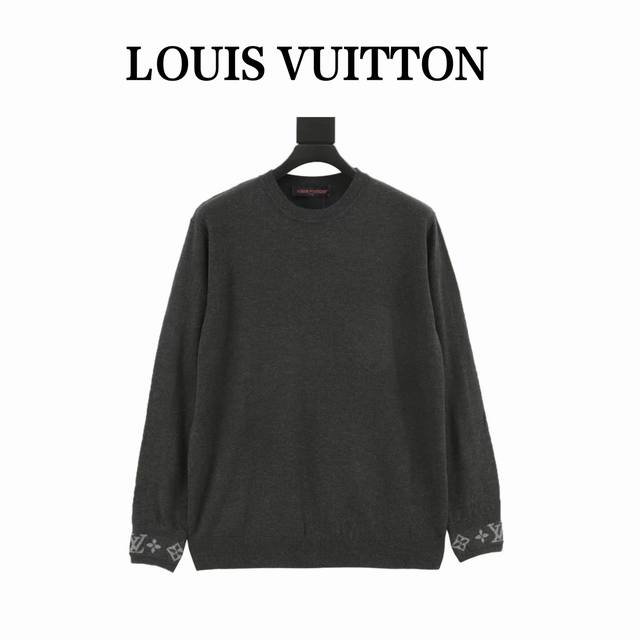 Louis Vuitton 25Ss Jacquard Ribbed Sleeve Cashmere Sweater ( ). Originally purch