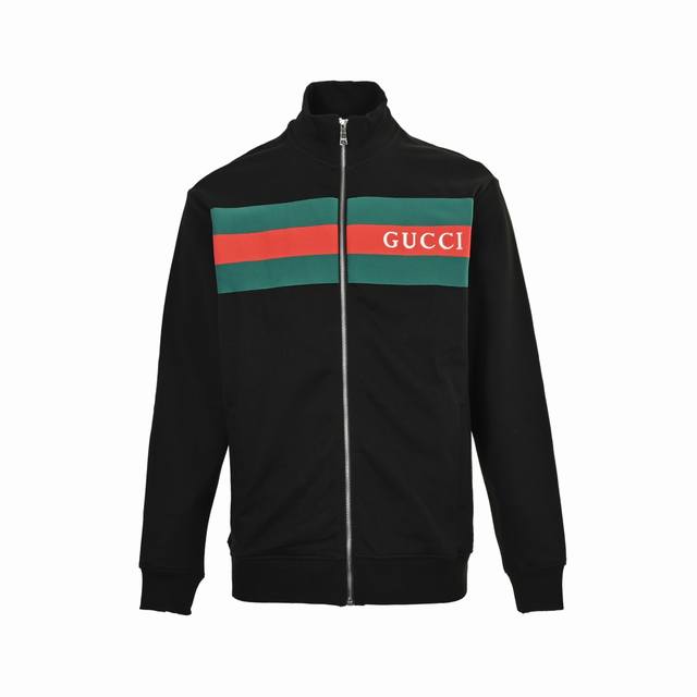 Gucci 25Fw Red and Green Patchwork Embroidered Jacket, Unisex, High-Street Desig