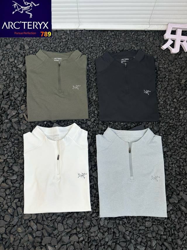 Arcteryx Summer Breathable Quick-Drying Outdoor Sports Short-Sleeve Embroidered