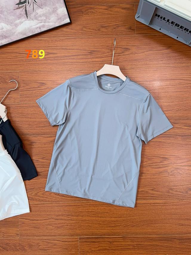 Lululemon Outdoor New Elastic Quick-Drying Sports Casual T-Shirt Short Sleeve Cl