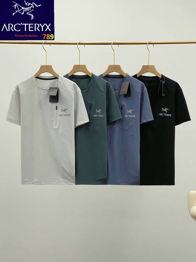 Arc'teryx 25Ss Summer New Men's Casual Round Neck Short-Sleeve T-Shirt with Spec