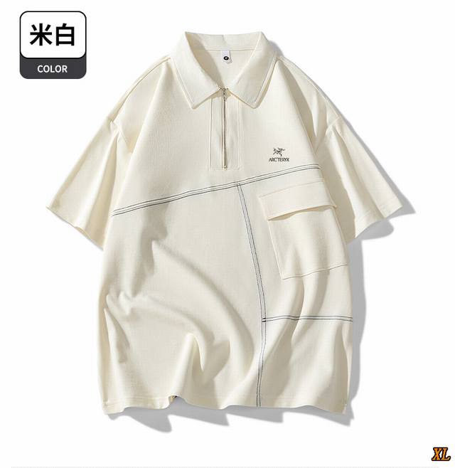 Arc'Teryx Exclusive New Summer High-Quality Polo Shirt, Short-Sleeve, Half-Zip C