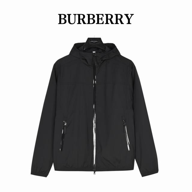 Burberry Lightweight Jacket with Open Back and Equestrian Design. Rarely availab