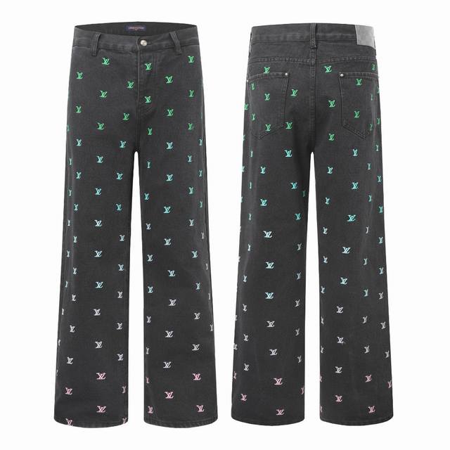 25Ss Spring/Summer New Pharrell Collection Louis Vuitton Denim Suit with All-Ove