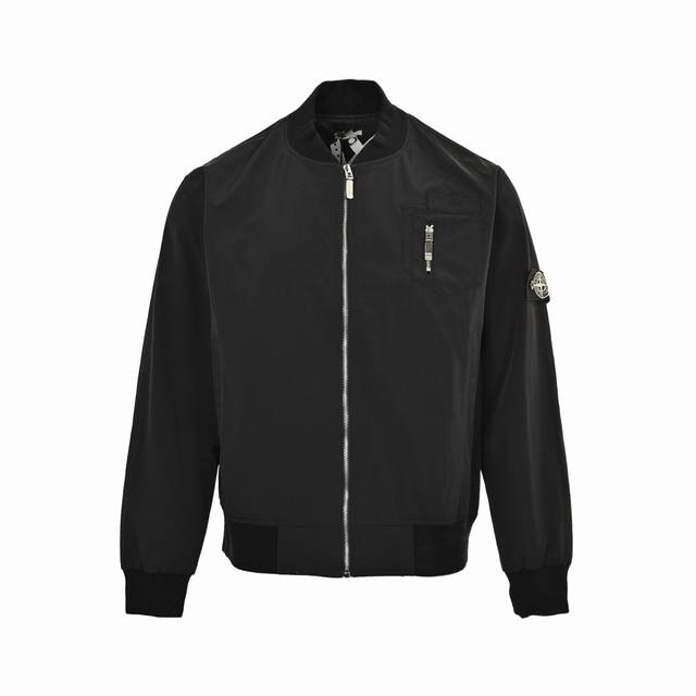 Dior Stone Island Collaboration Embroidered Logo Baseball Jacket ( ). Made of cu