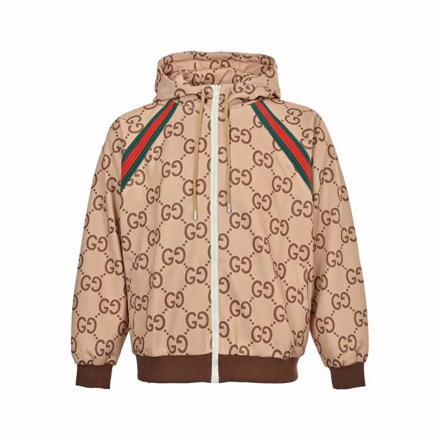Gucci 25Fw All-over Gg Red and Green Webbing Suit Jacket Raw material: High-dens