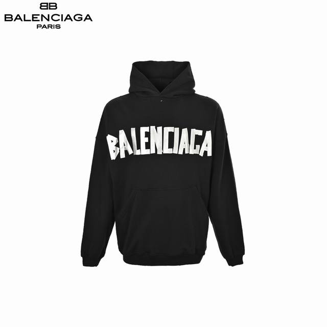 Balenciaga 24Fw Masking Tape Hooded Sweatshirt. Developed by our headquarters, o
