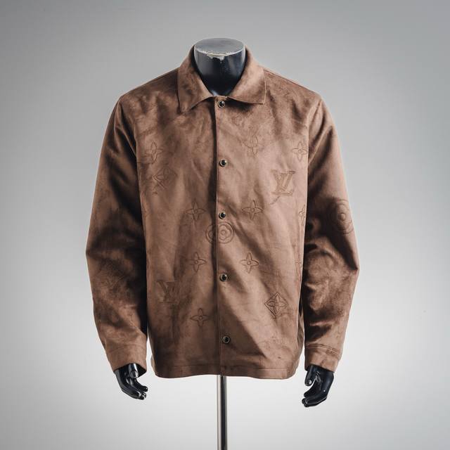 Louis Vuitton LV floral embroidered suede jacket. Purchased from the original f