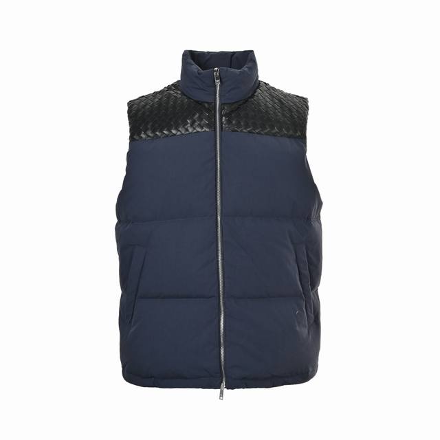 Bottega Veneta (Bv) Lambskin Woven Shoulder-Patch Down Vest ( ) This vest featur