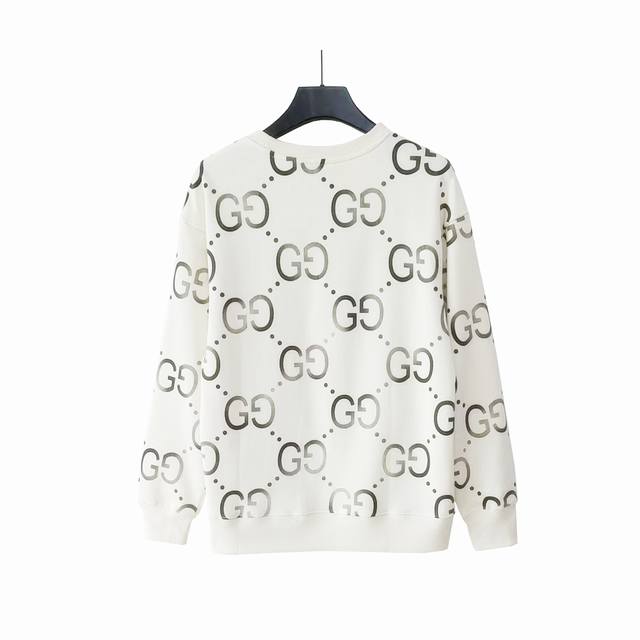 Real shot details + size chart Gucci all-over gradient logo large floral pattern