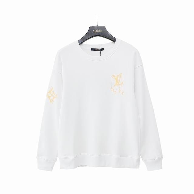 Real shot details + size chart. Louis Vuitton paratrooper print crew neck sweats