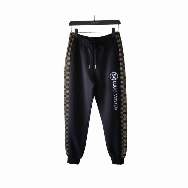 Real shot details + size chart Louis Vuitton 24Ss side-panel checkered trousers