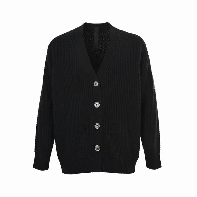 Chrome Hearts Cross Waffle Cashmere Cardigan with Original Buttons (Purchased fr