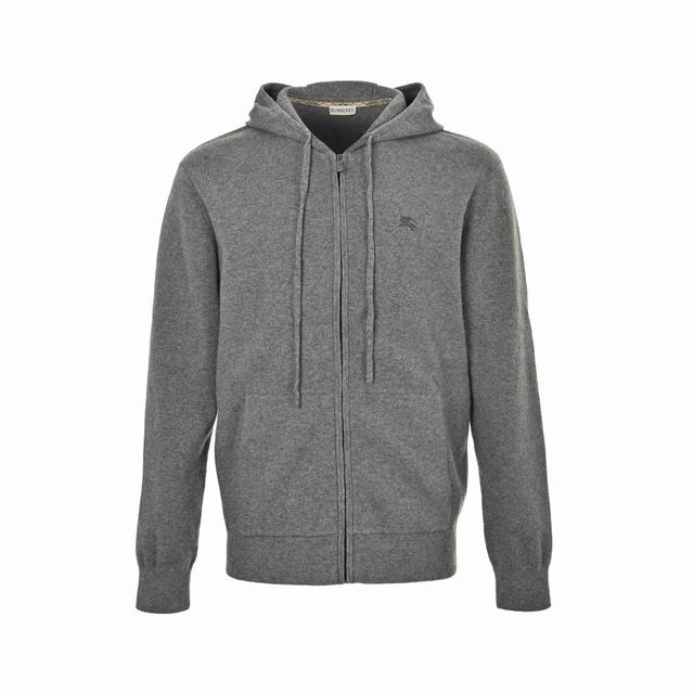 Burberry 25Fw Horse Embroidery Zippered Hooded Jacket ( ) This jacket features c