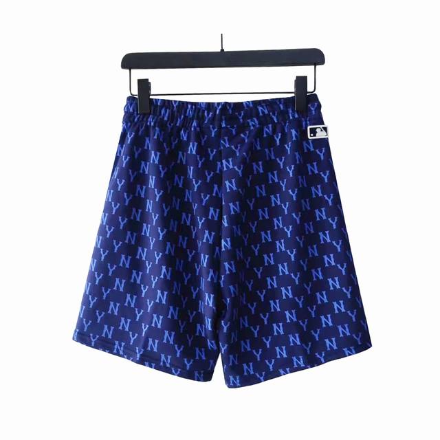 Real Shot Details + Size Chart Mlb Embroidered Label All-over Letter Print Short