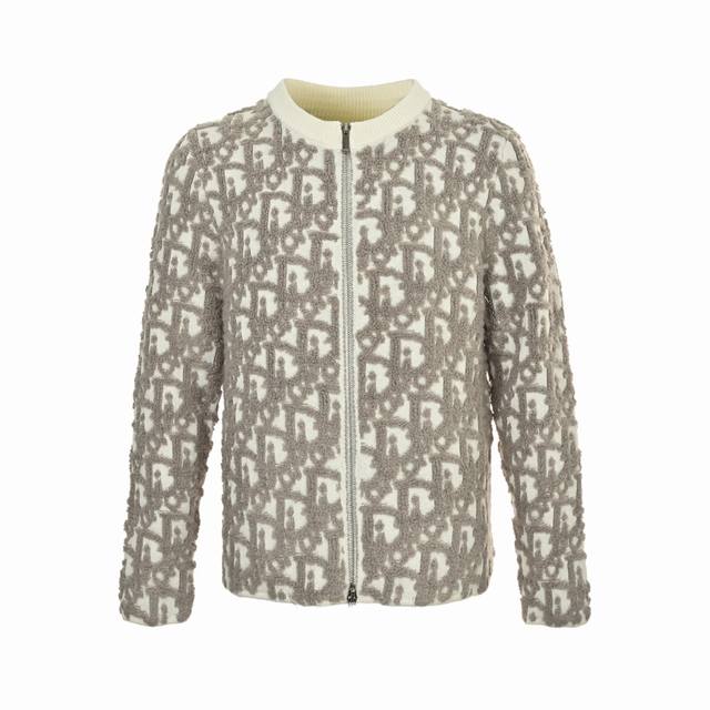 Dior 25Fw Monogram Jacquard Zipper Sweater Cardigan. Originally purchased for 20