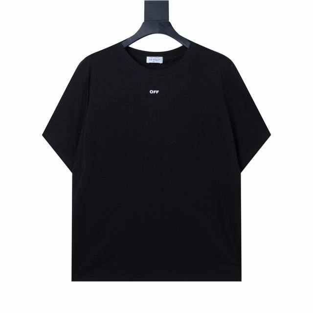 High-version Off-White 26Ss Hip-Hop Themed Printed Short-Sleeve T-Shirt. This H