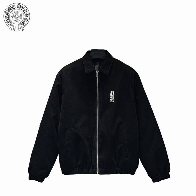 Chrome Hearts 25Fw Flocked Embroidered Cotton Jacket. Made with custom-dyed fing