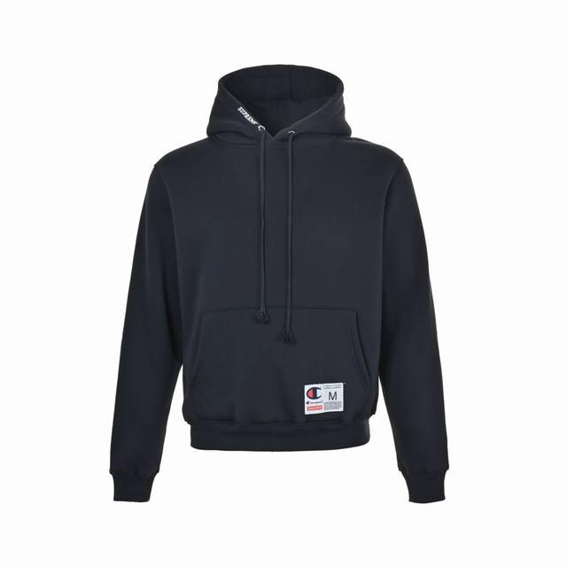 Supreme Collaboration Hooded Sweatshirt with Back Print Craftsmanship: Double-la