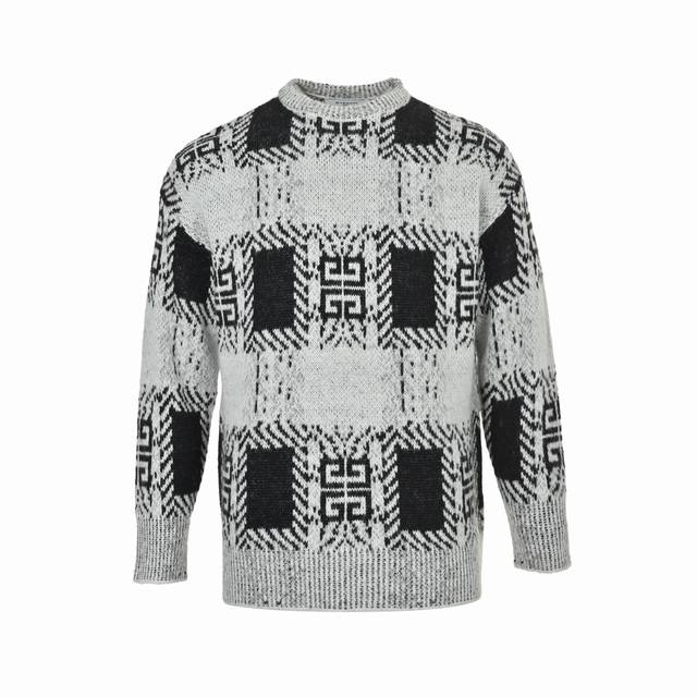 Givenchy 25Fw Full-width Mohair Knit Sweater. Made with high-count 15-count moha