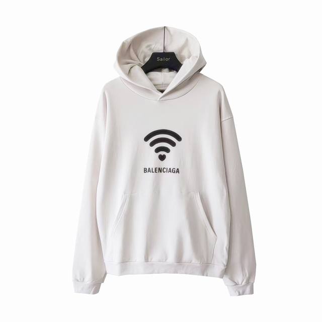 Real shot details + size chart Balenciaga Wifi520 Limited Edition Hooded Sweatsh