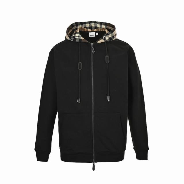 Burberry 23Fw Checkered Hooded Zipper Hoodie Jacket. Developed from the original