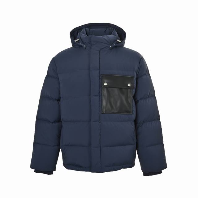 Bottega Veneta Bv Woven Leather Pocket Hooded Down Jacket ( ) Made with high-de