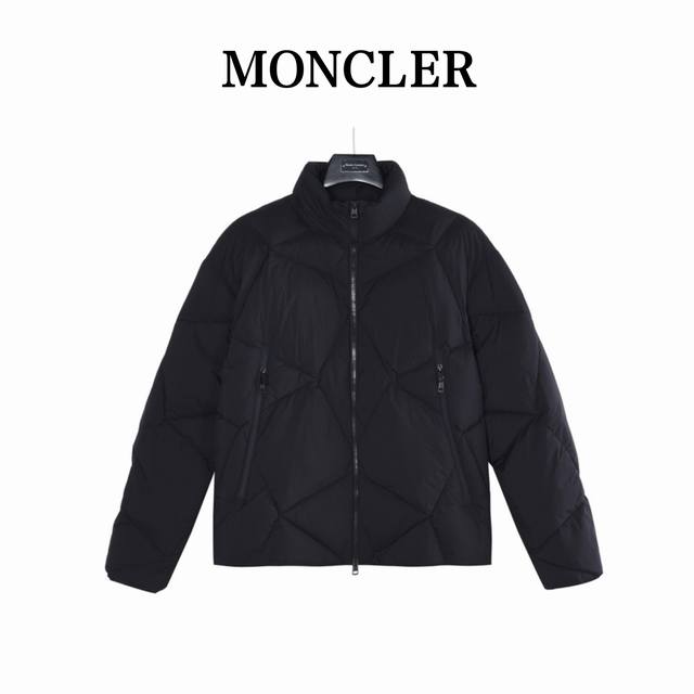 Moncler 25Fw New Irregular Side Zipper Stand Collar Down Jacket ( ). Filled with