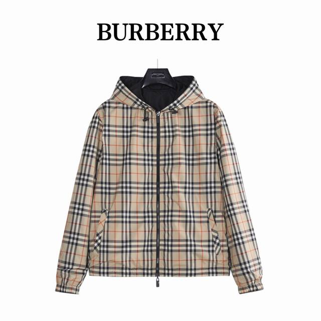 Burberrt Burberry 25Fw Autumn/Winter New Checkered Stamp Reversible Jacket Made