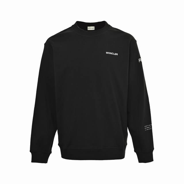 Moncler 25Fw Hiroshi Fujiwara Circular Print Crew Neck Sweatshirt ( ) Made from