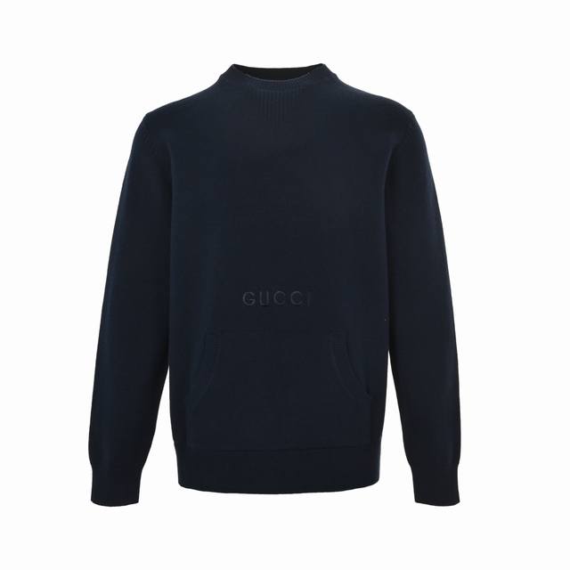 Gucci Kangaroo Pocket Logo Embroidered Sweater (Authentic, purchased and develop