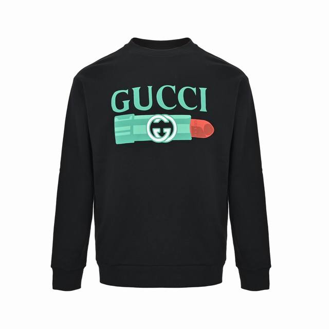Gucci Foam Print Crew Neck Sweatshirt. Simple yet stylish retro design, made wit
