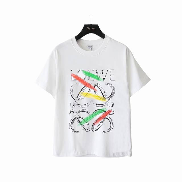 Real shot detail pictures + detail pictures Loewe rainbow graffiti letter foam p