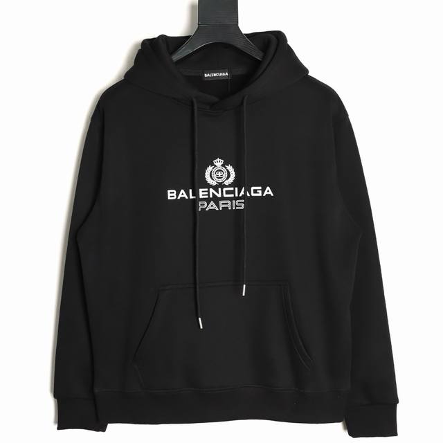 Balenciaga LV 25Fw Wheat Ear Hoodie 480G High-Grade Combed Cotton Fabric, Origin