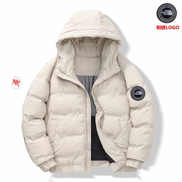 Embroidered Logo Burberry White Duck Down Jacket! Short Top Coat Gradient Color