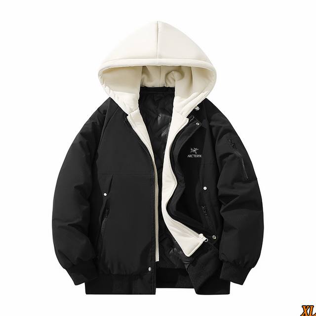Arc'Teryx Exclusive Real Shot New Winter High-Quality Faux Two-Piece Dopamine Ho