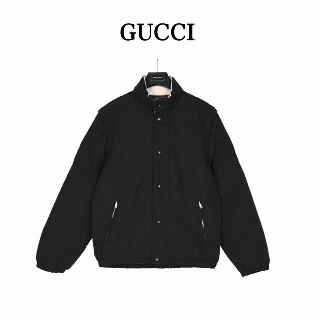 Gucci Nylon Down Jacket ( ) This down jacket, crafted from lined nylon with deta