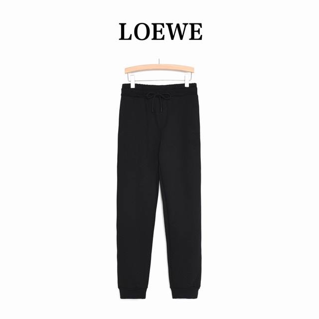 Loewe Embossed Logo Fleece-Lined Trousers ( ) Featuring the Loewe logo embossed