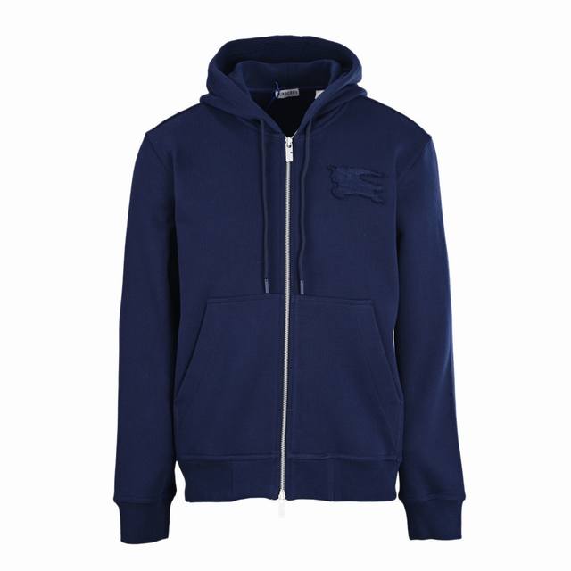 Burberry Horse Patchwork Hoodie Jacket ( ) Made from thick plain-knit cotton, th