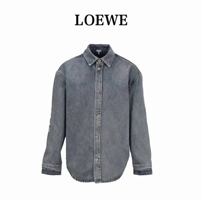 Loewe laser-burnout denim shirt jacket. Authentic, purchased for 11,900 RMB. Mad