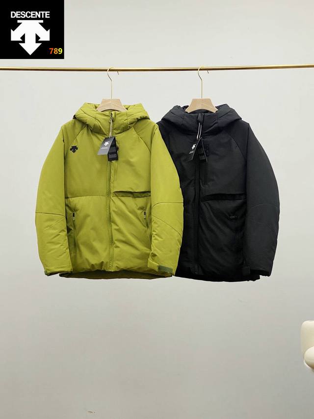 Descente*Descente 2025 Winter New Arrival Hooded High-Version Black Technology G