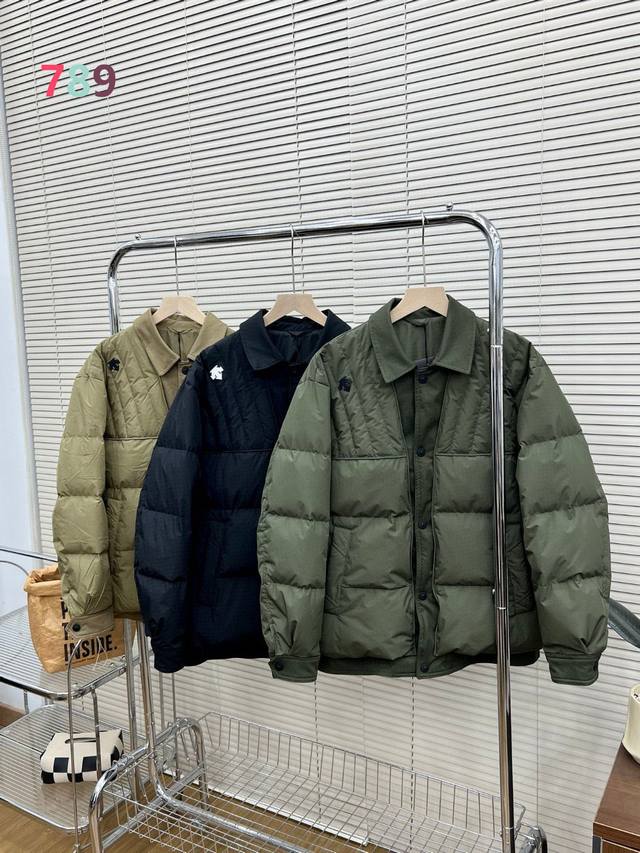 Down Jacket Descente New Men's Lapel Suit-Style Lightweight Down Jacket! Same s