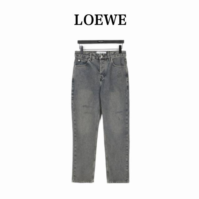 Loewe's embroidered logo jeans are the best jeans Loewe has made so far this yea