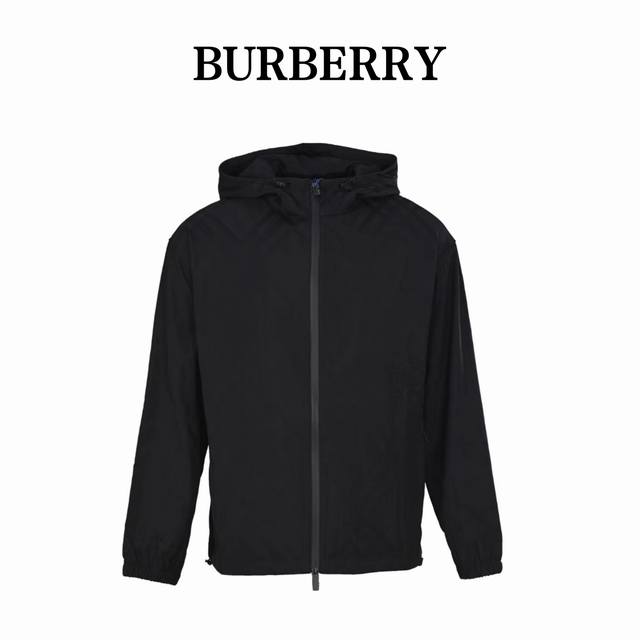 Burberry Bbr Hem Horse Riding Jacquard Twill Hooded Jacket Made from a highly du